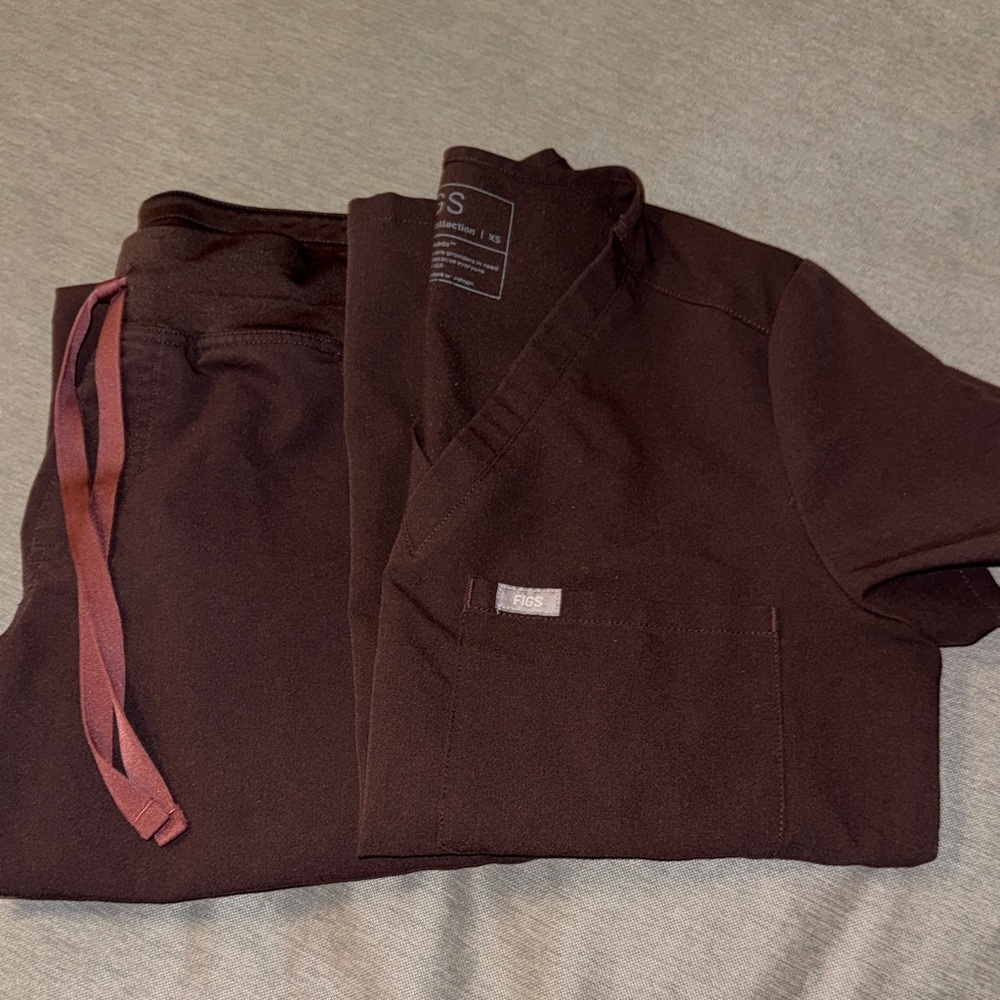 Figs Scrub Set in Espresso